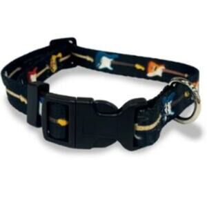 NEW FENDER GUITARS Dog Collar Size SMALL S 10"-16" Polyester Perris Pet
